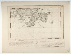 Conway Harbour en Port Aylesbury, Noord-Amerikaanse Atlantische kust door Joseph Frederick Wallet DesBarres