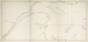 Kaart van de Golf en Rivier van St. Lawrence, c.1778
