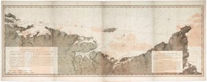 Een deel van de noordkust van Nova Scotia