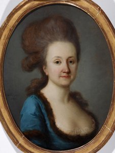 Portret van Euphrosine Katharina von Bock, geb. von Stackelberg 1752-1821, 1780 door Joseph Friedrich August Darbes