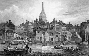 Gravesend, gegraveerd door Josiah Henshall, 1832
