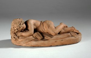 Maquette voor Margaret Gott als een Baby in het Bos door Joseph Gott