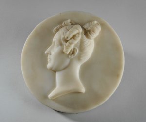 Medailleportret van mevrouw Margaret Gott door Joseph Gott