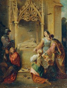 Bij het graf van Walther von der Vogelweide