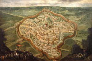 Kaart van de stad Udine