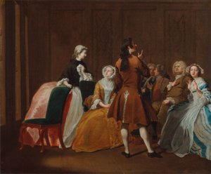 De familie Harlowe, uit "Clarissa" van Samuel Richardson
