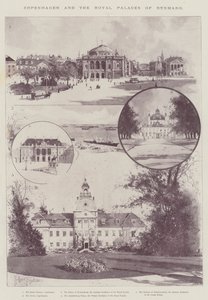 Kopenhagen en de koninklijke paleizen van Denemarken door Joseph Holland Tringham