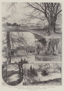 Vakantieverblijven, Carton, Maynooth, de zetel van de hertog van Leinster door Joseph Holland Tringham