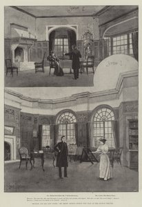 Michael en zijn verloren engel, het nieuwe toneelstuk van Mr Henry Arthur Jones in het Lyceum Theatre door Joseph Holland Tringham