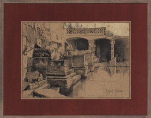 Romeins bad in Bath door Joseph Holland Tringham