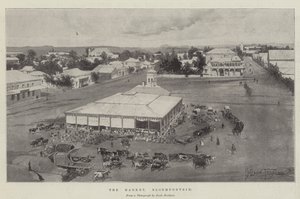 De markt, Bloemfontein door Joseph Holland Tringham