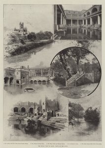 Het Koninklijk Bezoek aan Bath, Uitzichten van de Stad