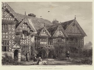 Speke Hall, De Tuinzijde, Lancashire door Joseph Josiah Dodd