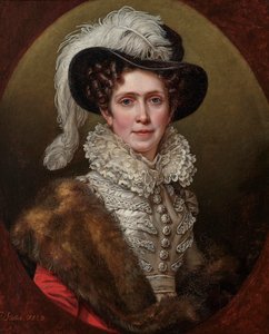 Caroline van Baden 1776-1841, Koningin van Beieren, 1823 door Joseph Carl Stieler