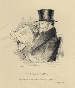 Kenny Meadows: De Kapitalist (gravure) door Joseph Kenny (after) Meadows