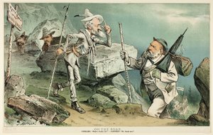 Onderweg, van Puck door Joseph Keppler