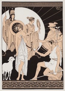 Het oordeel van Paris door Joseph Kuhn Regnier