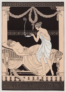 Eros en Psyche door Joseph Kuhn Regnier