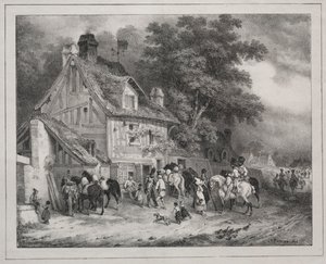 Album van 1829: Souvenir van Normandië, 1828 door Joseph Louis Hippolyte Bellange
