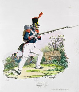 Grenadierwacht door Joseph Louis Hippolyte Bellange