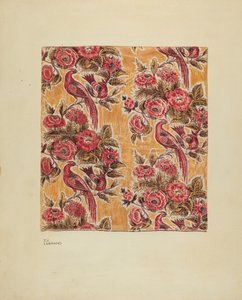 Geel geglazuurde chintz door Joseph Lubrano