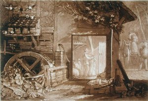 Penbury Mill, Kent, gegraveerd door Charles Turner (1773-1857) gepubliceerd 1808