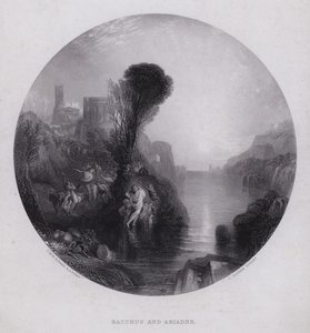 Bacchus en Ariadne door Joseph Mallord William Turner