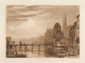 Basle Liber Studiorum, deel I, plaat 5, 11 juni 1807 door Joseph Mallord William Turner