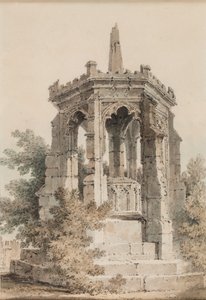 Blackfriars Kruis, Hereford (Een Monument) door Joseph Mallord William Turner