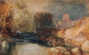 Brinkburn Priory, Northumberland, ca. 1830, 1938