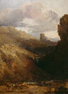 Kasteel Dolbadarn door Joseph Mallord William Turner