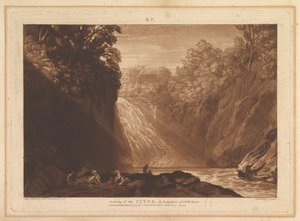 Tekening van de Clyde, Liber Studiorum, deel IV, plaat 18, 29 maart 1809