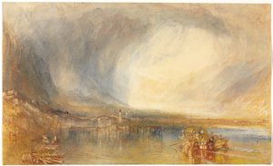 Flüelen, van het meer van Luzern