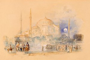 Hagia Sofia door Joseph Mallord William Turner