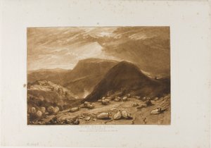 Hind Head Hill, plaat 25 uit Liber Studiorum