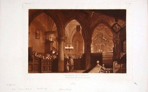 Interieur van een kerk