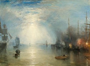 Keelmen Laden Kolen bij Maanlicht door Joseph Mallord William Turner