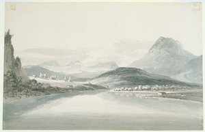Meer van Klöntal, naar John Robert Cozens door Joseph Mallord William Turner