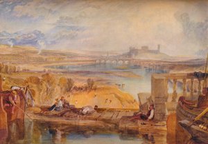 Lancaster, vanaf de Aquaductbrug, ca. 1825