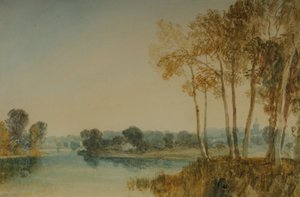 Landschap met bomen bij de rivier de Theems, ca. 1805