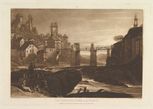 Lauffenbourgh aan de Rijn Liber Studiorum, deel VI, plaat 31, 1 januari 1811