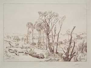 Crowhurst, Sussex door Joseph Mallord William Turner