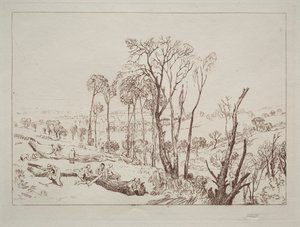 Liber Studiorum: Crowhurst, Sussex door Joseph Mallord William Turner
