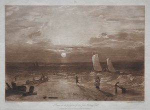 Liber Studiorum: Mildmay Zeegezicht door Joseph Mallord William Turner