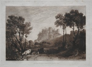 Liber Studiorum: Het kasteel boven de weiden