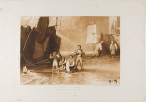 Marine Dabblers, plaat 29 uit Liber Studiorum door Joseph Mallord William Turner