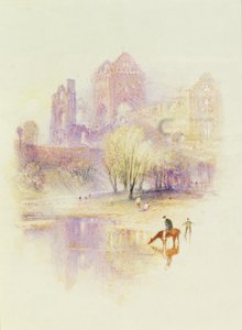 New Abbey, nabij Dumfries door Joseph Mallord William Turner