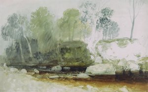 Op de Washburn: Een studie, ca. 1815 door Joseph Mallord William Turner