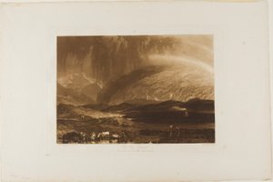 Veenmoeras, Schotland, plaat 45 uit Liber Studiorum door Joseph Mallord William Turner