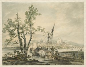 Rochester, ca. 1793 door Joseph Mallord William Turner
